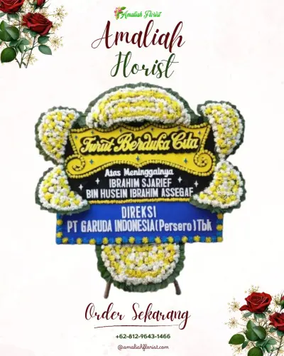 Papan Bunga Duka di Petulu