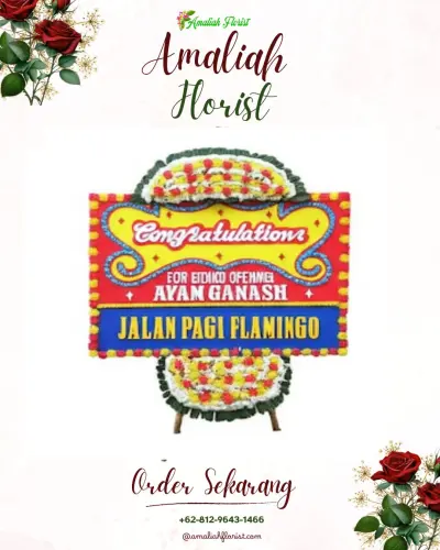 Bunga Papan Congratulation di Petulu
